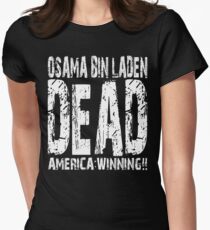Osama is Dead - Dark Women's Fitted T-Shirt