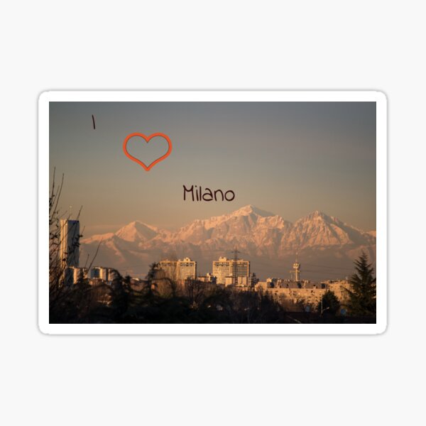 I love Milano Sticker