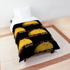 taco cat graphic Comforter