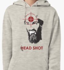 Head Shot ver. 2 (Hoodie) Pullover Hoodie