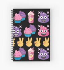 Cute Candy Poo Emoji JoyPixels So Yummy Spiral Notebook
