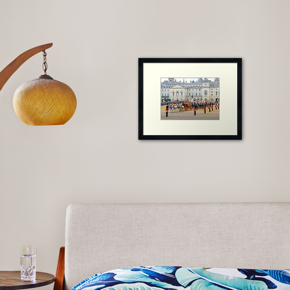 UK, England, London, Horse Guards Parade, Royal Wedding Framed Art Print