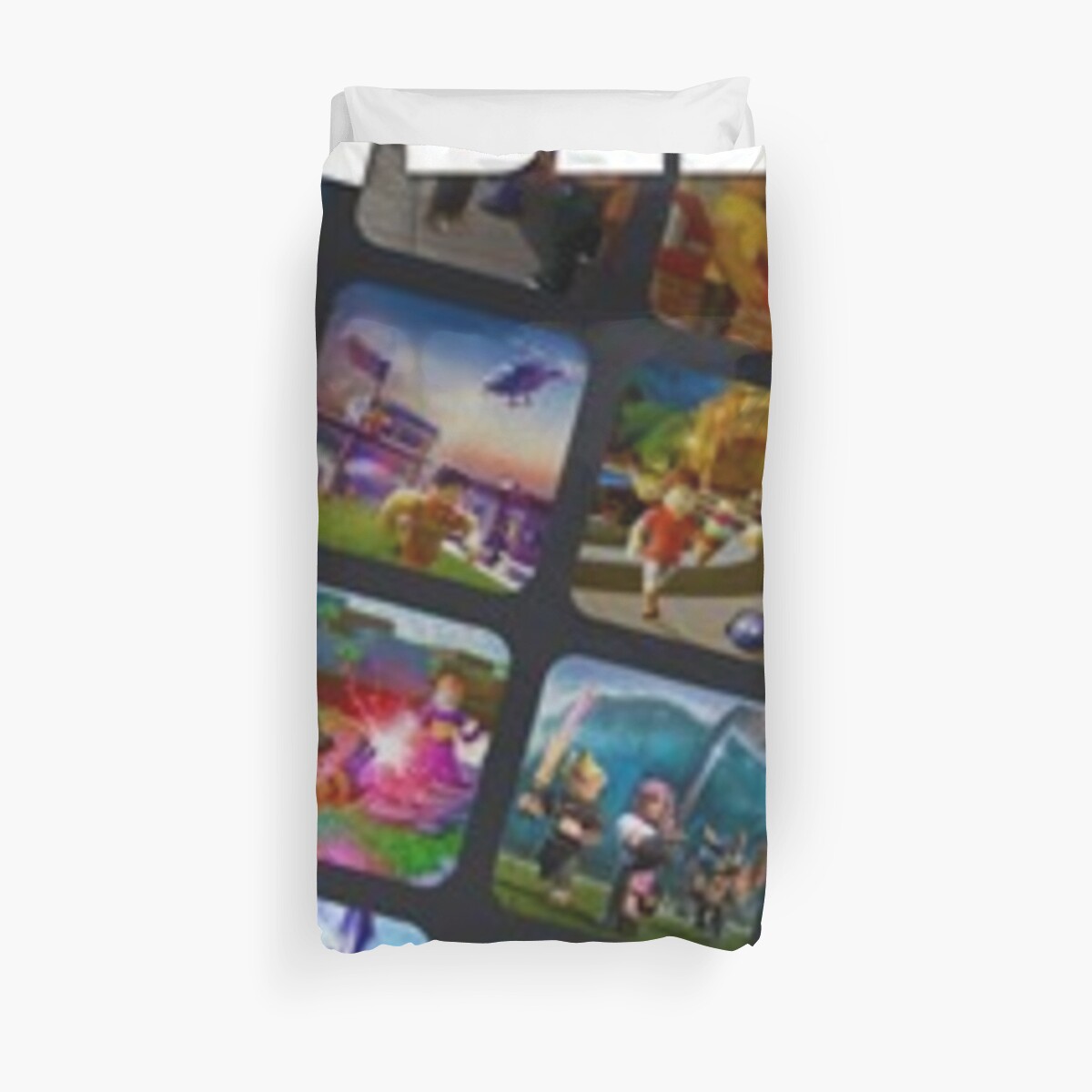 Roblox Mini Game Poster Duvet Cover By Best5trading Redbubble - skyscraper roblox clothing ad