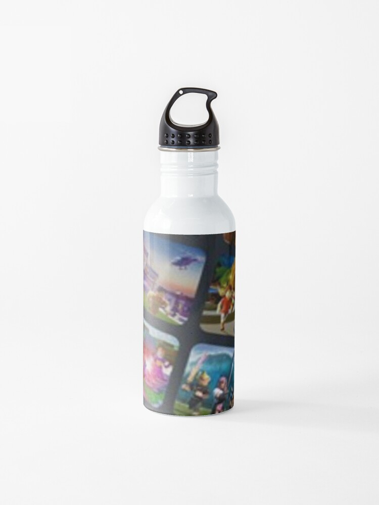 Roblox Mini Game Poster Water Bottle By Best5trading Redbubble - roblox game walking on blue metal print by best5trading redbubble