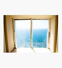window to the sea Photographic Print
