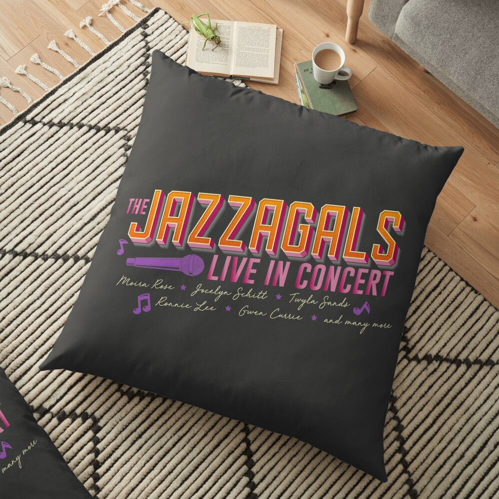 Jazzagals Floor Pillow