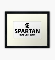 UNSC Spartan Training Shirt Framed Print