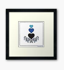 Trois de Coer - Print Framed Print