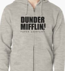 Dunder Mifflin Paper Company Zipped Hoodie