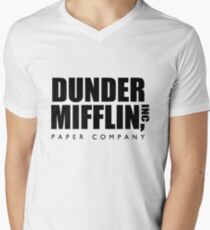 Dunder Mifflin Paper Company Men's V-Neck T-Shirt