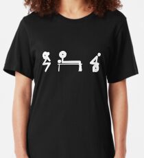 Squat Bench Deadlift Slim Fit T-Shirt