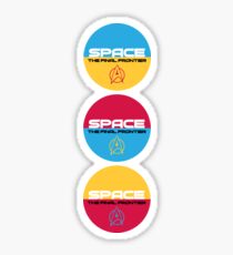 Star Trek, Space the final frontier Sticker