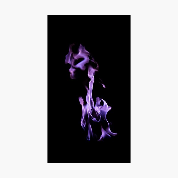 Lila Fantasy Fire by Lalingla Fotodruck