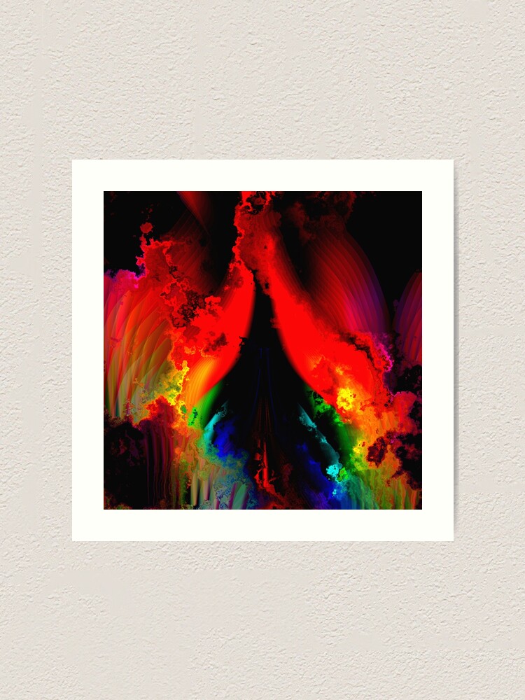 Alternate view of The Rainbow Way Art Print