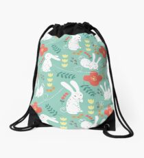 Rabbit Season Drawstring Bag