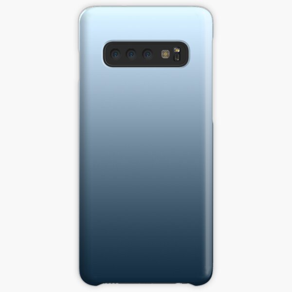 Blauer Farbverlauf - oben nach unten Samsung Galaxy Leichte Hülle