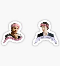 Sherlock and John together Sticker