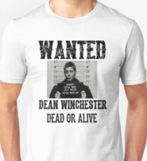 Dean Winchester Wanted Sign Unisex T-Shirt