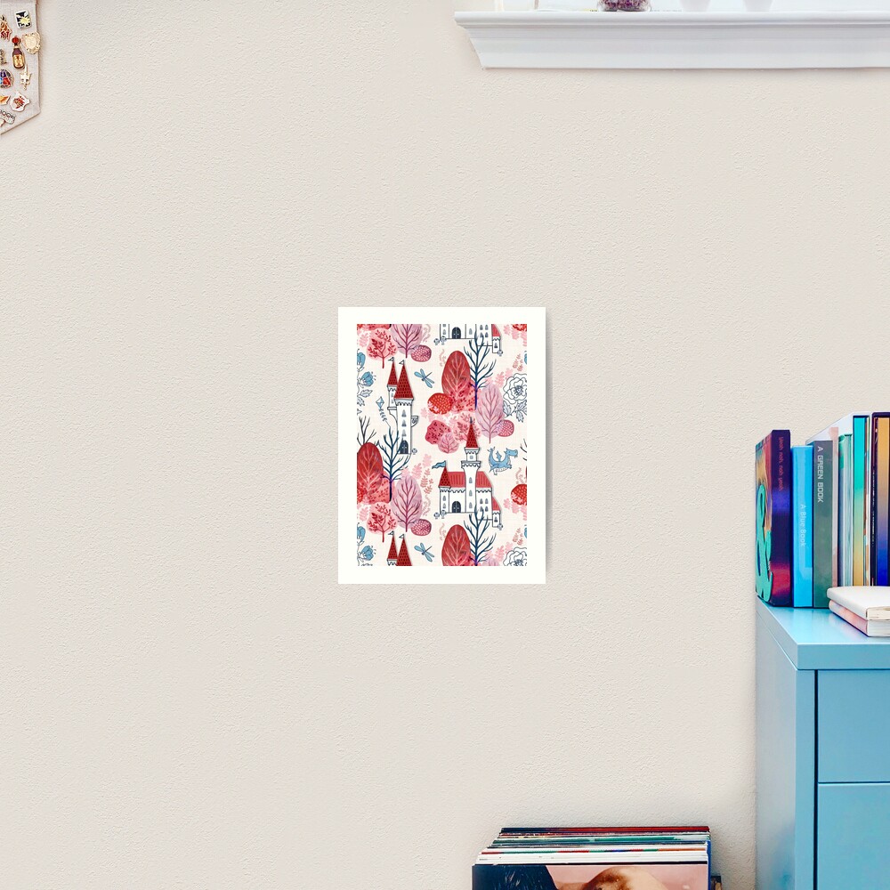 Fairy tale woods Art Print