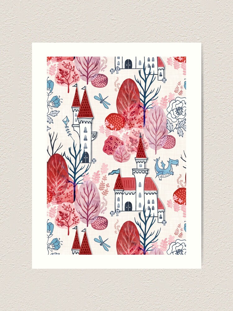 Alternate view of Fairy tale woods Art Print