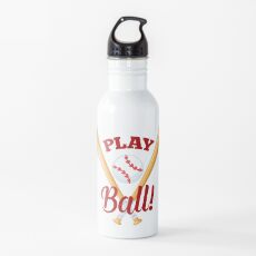 Play Baseball Emoji JoyPixels Softball Fan Water Bottle