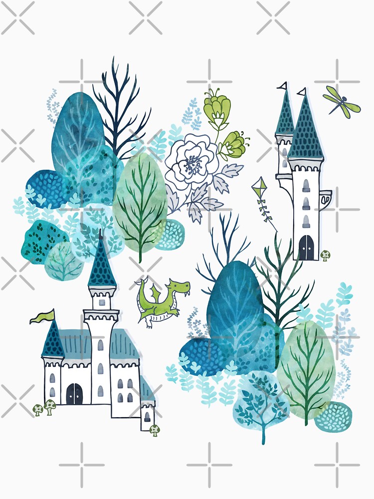 Fairy tale woods blue by adenaJ