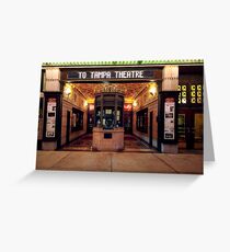 off to the movies at tampa theatre Greeting Card