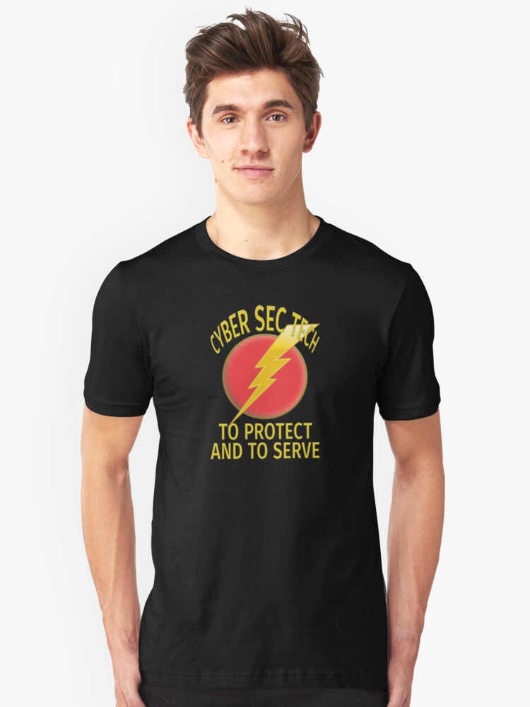 Alternate view of Cyber Security Technologist. Slim Fit T-Shirt
