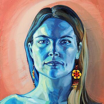 Artwork thumbnail, Peyote Woman (self portrait) by BlueStarseed