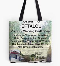 Eftalou Olive Wood Shop Tote Bag