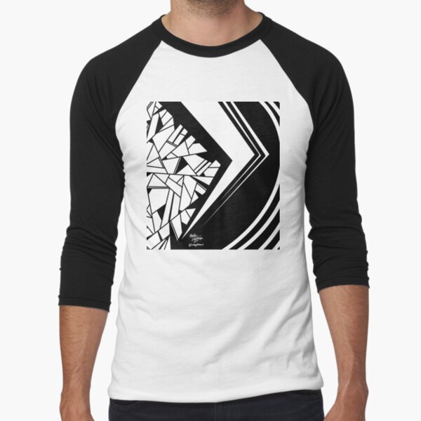 Abstract 13 Baseball ¾ Sleeve T-Shirt