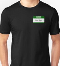 Hello My Name Is Oliver Queen Sticker - Green Arrow Unisex T-Shirt