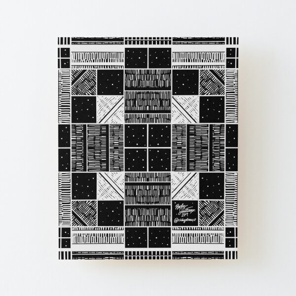 Abstract Pattern 1 Wood Mounted Print