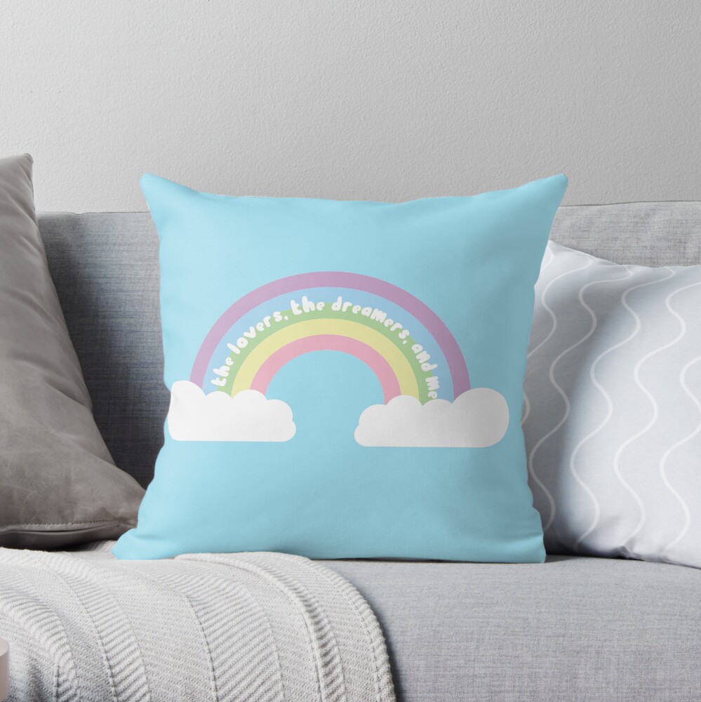 Rainbow Connection Throw Pillow