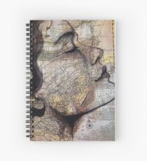 Cuaderno de espiral estoy en el mapa