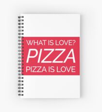 Pizza Is Love Spiral Notebook