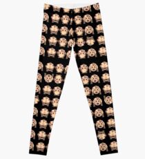 No Evil Monkeys Emoji JoyPixels Sweet Monke Leggings
