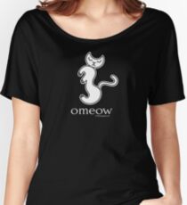 Om Cat Omeow Yoga T-shirt Women's Relaxed Fit T-Shirt
