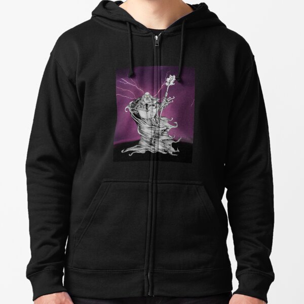 Decay of a Wizard Zipped Hoodie