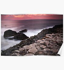 Giant's Causeway - Sunset Poster