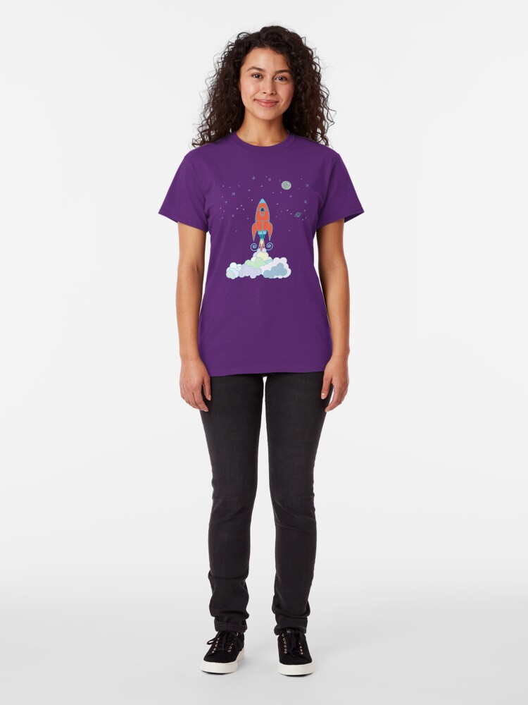 Alternate view of Rocket Launch Classic T-Shirt