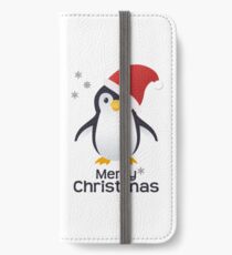 Merry Christmas Penguin Emoji iPhone Wallet/Case/Skin