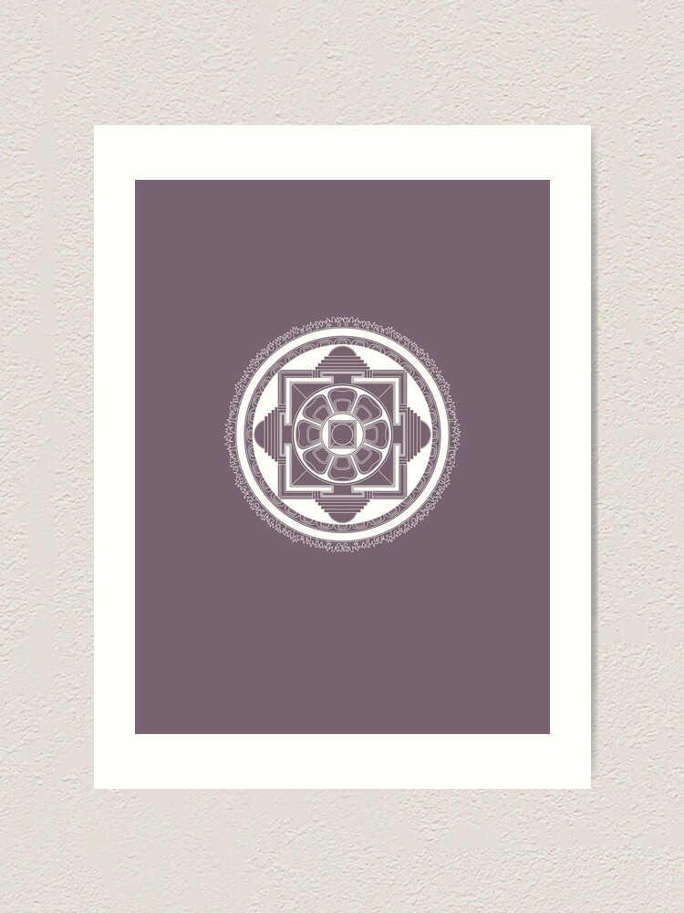 Alternate view of Kalachakra Mandala Art Print