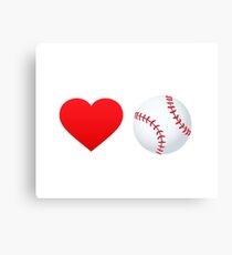 Love baseball! Canvas Print