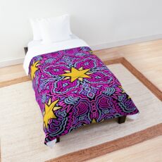 Stars on Pink Joypixels World Emoji Day Comforter