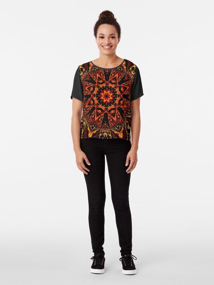 Alternate view of The Sultan's Star Chiffon Top