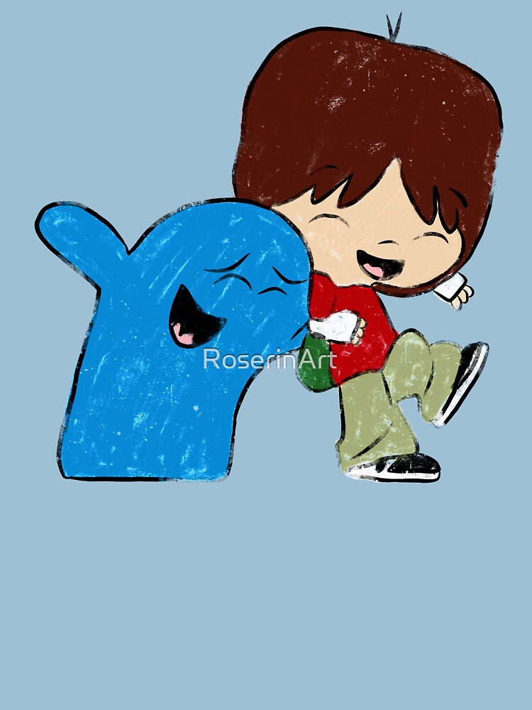 Best Friends Bloo and Mac by RoserinArt
