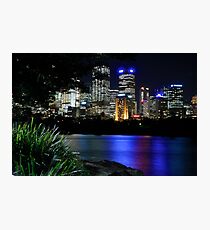 Lámina fotográfica Sydney Skyline After Hours