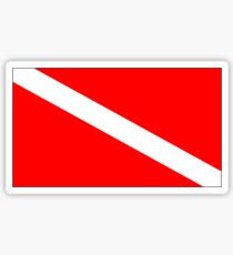 Scuba Flag Sticker