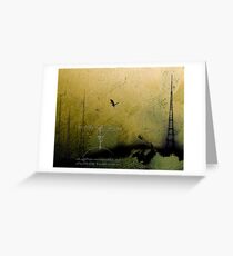 Theory of Flight - Blue Herons Greeting Card